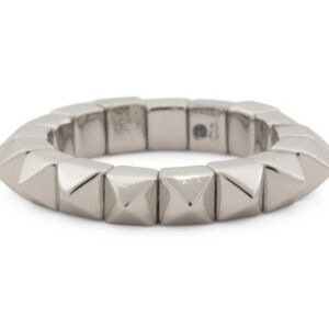 🔹️ALL SAINTS🔹️ Silver Silver Tone Pyramid Ring